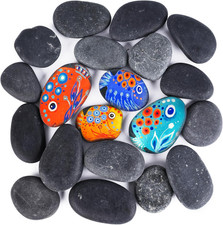 HAKACC 20 Stück Flache Steine