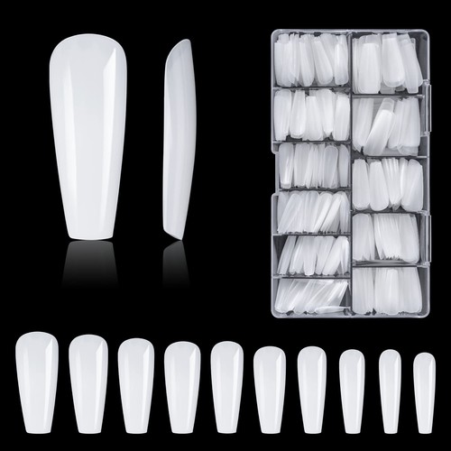 Nageltips 500 stück weiß - 500,