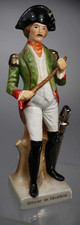 dekorative Porzellan Soldaten Figur - Officier de Cavalerie - 22 cm