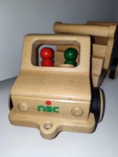 NIC Creamobil LKW Kipper Kipplaster Holzspielzeug