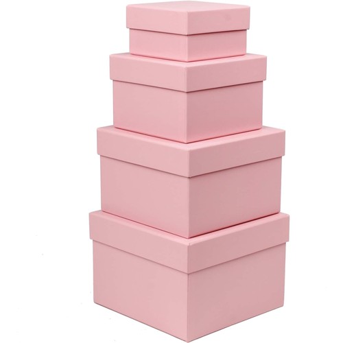 Aufbewahrungsbox set 4er rosa - set,