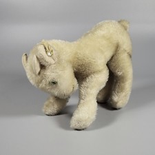 Steiff: 50er * kämpfender/aufwartender (?) Ziegenbock * Mohair * Knopf * 22 cm *
