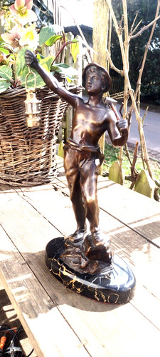 Bronzeskulptur von julius paul - von,