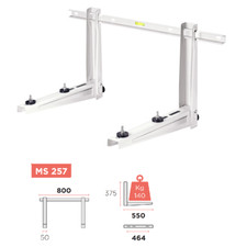 Wandkonsole Rodigas MS257 Universal Halterung für Klimaanlage Klimagerät 140kg