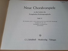 Neue Choralvorspiele - Heft 4 - 1979 - Evangelisches Kirchengesangbuch - Orgel