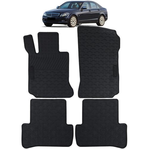 Auto gummi fußmatten schwarz - auto,