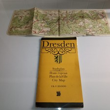 Stadtplan Dresden, 1977 / DDR 
