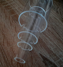 PLEXIGLAS Rohr Acrylglas Zuschnitt Ringe Blumen Vase Labor KLAR FL24+