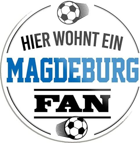 Magdeburg fan magnet - "magdeburg, fan"
