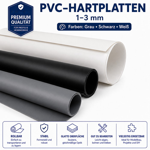 Hart pvc platten mm - platten, 1-3