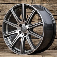 18 Zoll Alufelgen KT16 für VW Beetle E-Golf 8 7 Sharan 7M ET45 ABE Grau Poliert