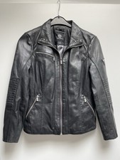 carlo colucci Lederjacke Damen 40/L  Schwarz 100% Lammnappa