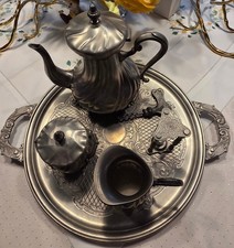 Zinn Geschirr - Zinn Konvolut  95 % ZINNINHALT! 3690g Feinzinn!