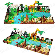 MOC Zoo Safari Tiere Set