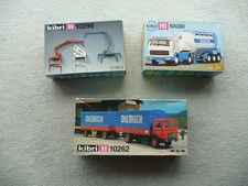 kibri ho bausatz 2 x LKW 10030,10262 und Ladekran 10298