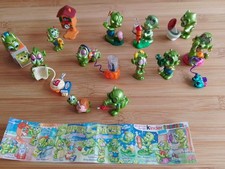 ♥️ Ü-Ei Konvolut Figur Steckfigur SUPER SPACYS Komplettsatz + Beipackzettel 2001