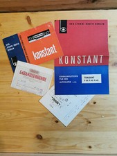 Bedienungsanleitung Stern Radio KONSTANT Autoradio DDR Trabant P 50 60 601 Auto