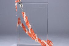 44 cm Korallen-Collier SILVER