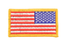 US Army Reversed Flag Flagge Aufnäher USA multicolor Patch Aufnäher original