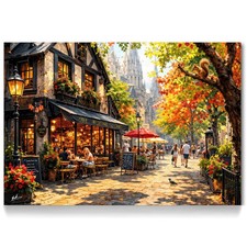 Sommer Café Straße Stadt