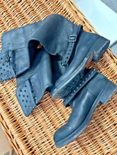 ASH STIEFEL BOOTS  SCHWARZ Echt LEDER GR 38