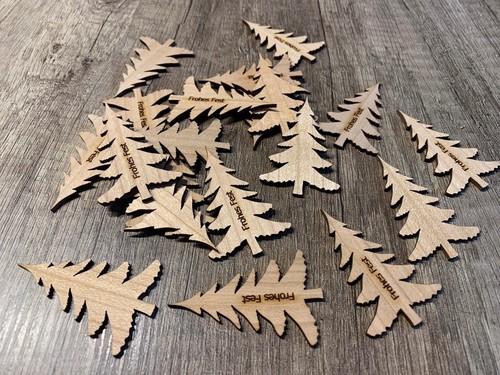 Streudeko holz frohes fest - holz,