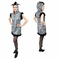 Zebra Kostüm für Damen Gr