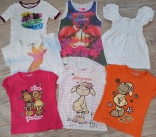 7Teile Mädchen Set Paket 140/146 T-Shirts Sommer-Top 3 NICI JOLLY MÄH ROSA ELSA