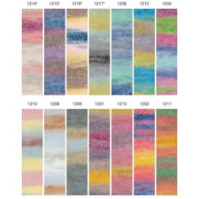 Naehecke2004 ,Lana Grossa SILKHAIR HAZE Print 425m/50g , Mohair -Seide