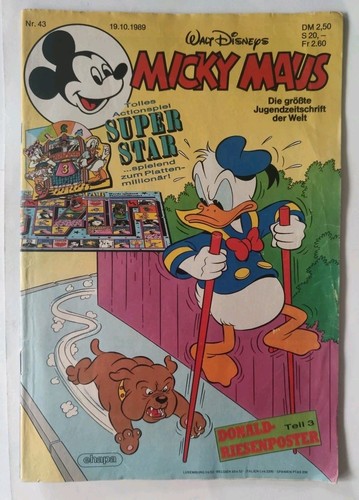 Micky maus heft 1989 - micky,