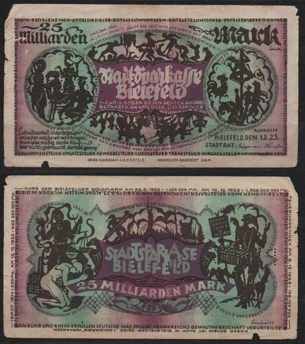 32859 notgeld bielefeld - -,
