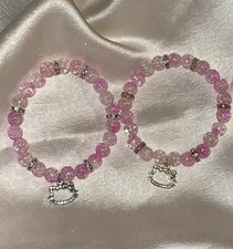 Handmade_Ocean_Beads/Armband Hello Kitty Silber oder Gold 