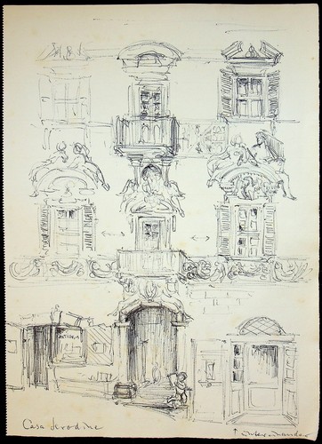 Zeichnung skizze architektur - skizze,
