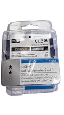 Schwaiger SAT Multischalter 2 auf 1 Silber DiSEqC Satellitenposition Signale