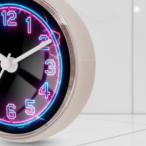 Wasserdichte neon uhr - wasserdichte, neon-uhr