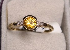 NEU, Ring, CITRIN,  585 Gold