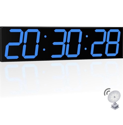 Digitale led wanduhr - led-wanduhr, große