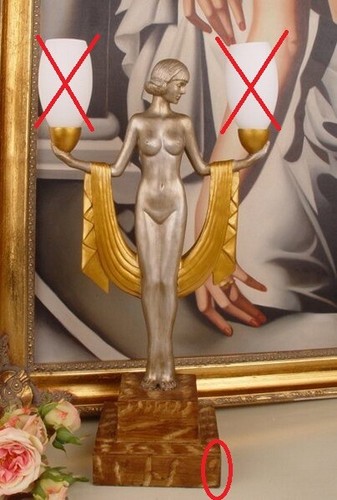 Tischlampe art deco - tischlampe,