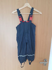 blaue, gefütterte Matschhose - Größe 86 / 92 - Regenhose