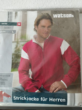 watsons rot-weiße Strickjacke