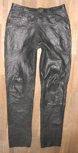 Lange herren lederjeans - lange, herren-