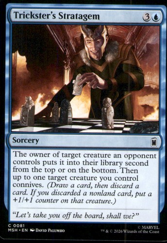 Trickster stratagem marvel - stratagem, c