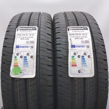 225 70 15C 2x CONTINENTAL 225/70 R15C 112/110R Sommerreifren 2023 VOLL WIE NEU