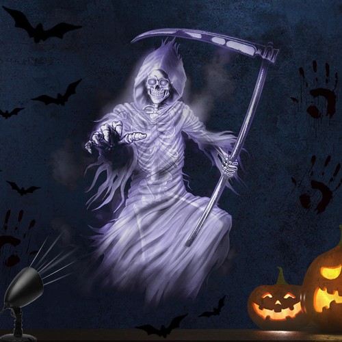 Halloween deko projektor - halloween, 3d