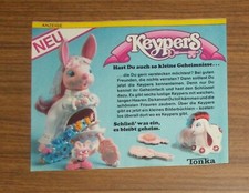 Seltene Werbung Tonka KEYPERS Joyful & Blossom MLP 1988