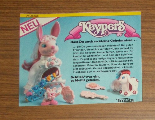 Seltene werbung tonka keypers - werbung,