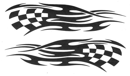 Racing streifen flagge links - streifen, flagge,