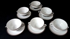 6 Suppentassen mit Untere