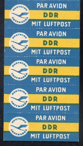 Ddr lufthansa - ddr, 5x