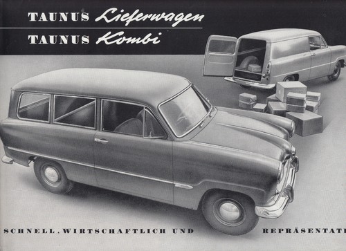 Prospekt brochure ford taunus - prospekt,